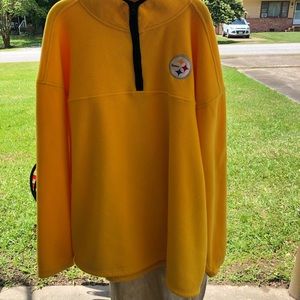 Mens NFL  Pullover fleece, embroidered Steelers logo